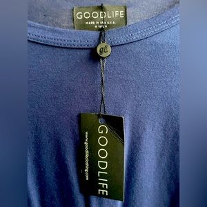 GOODLIFE XL Supima® Cotton-Blend Long-Sleeve Crewneck T-Shirt BNWT